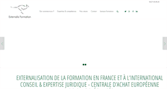 Desktop Screenshot of externalis-formation.fr
