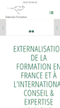 Mobile Screenshot of externalis-formation.fr