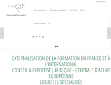 Tablet Screenshot of externalis-formation.fr